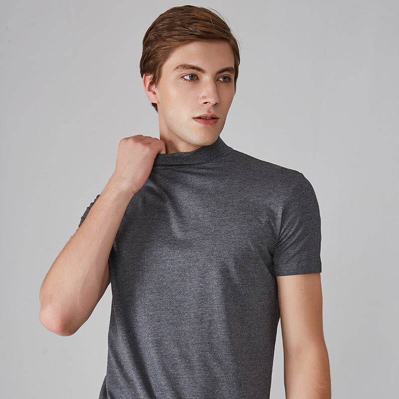 Éloi – Camiseta Anti-Transpiração com Gola Alta