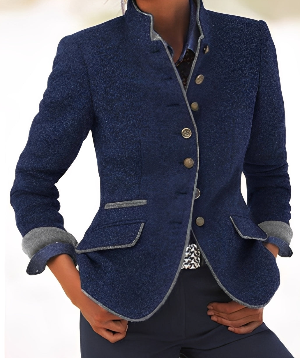 Kaelyn - Moderna Jaqueta Casual com Bolsos para Mulheres