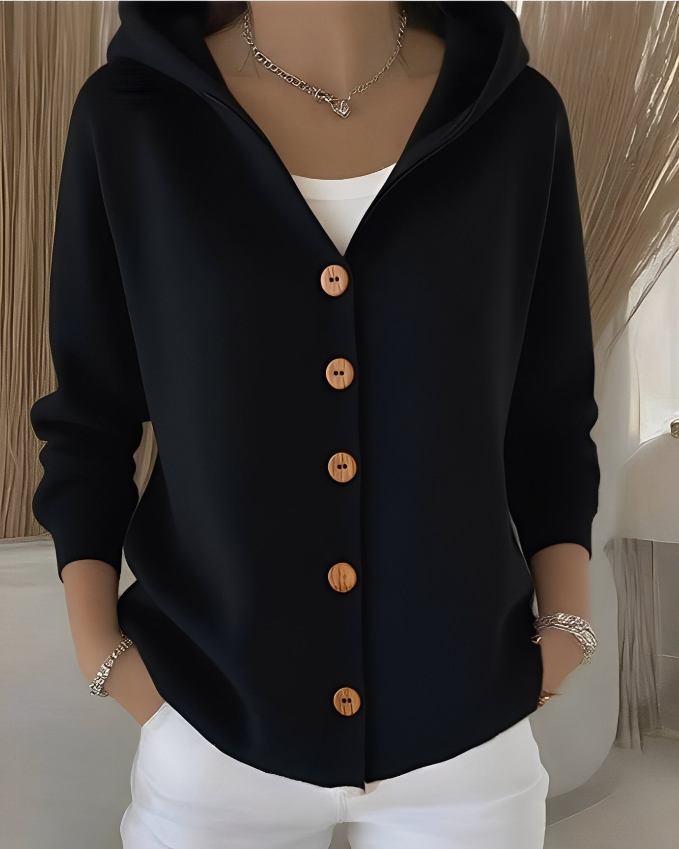 Emery - Freizeitpullover mit Kapuze für Damen