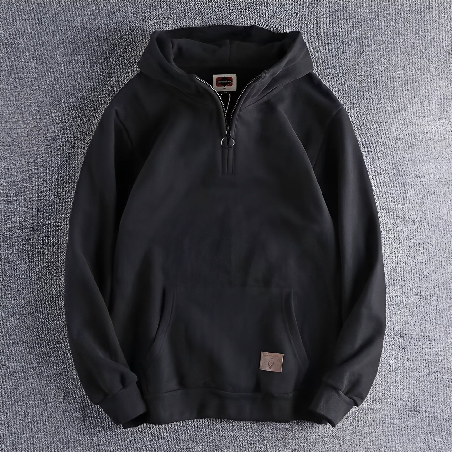 Tommy - Retro-Sweatshirt mit dickem Reißverschluss für Herren