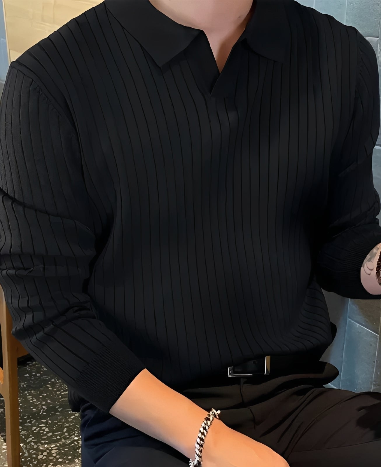 Hector - Classic Slim-Fitting Knitted Sweater for Men