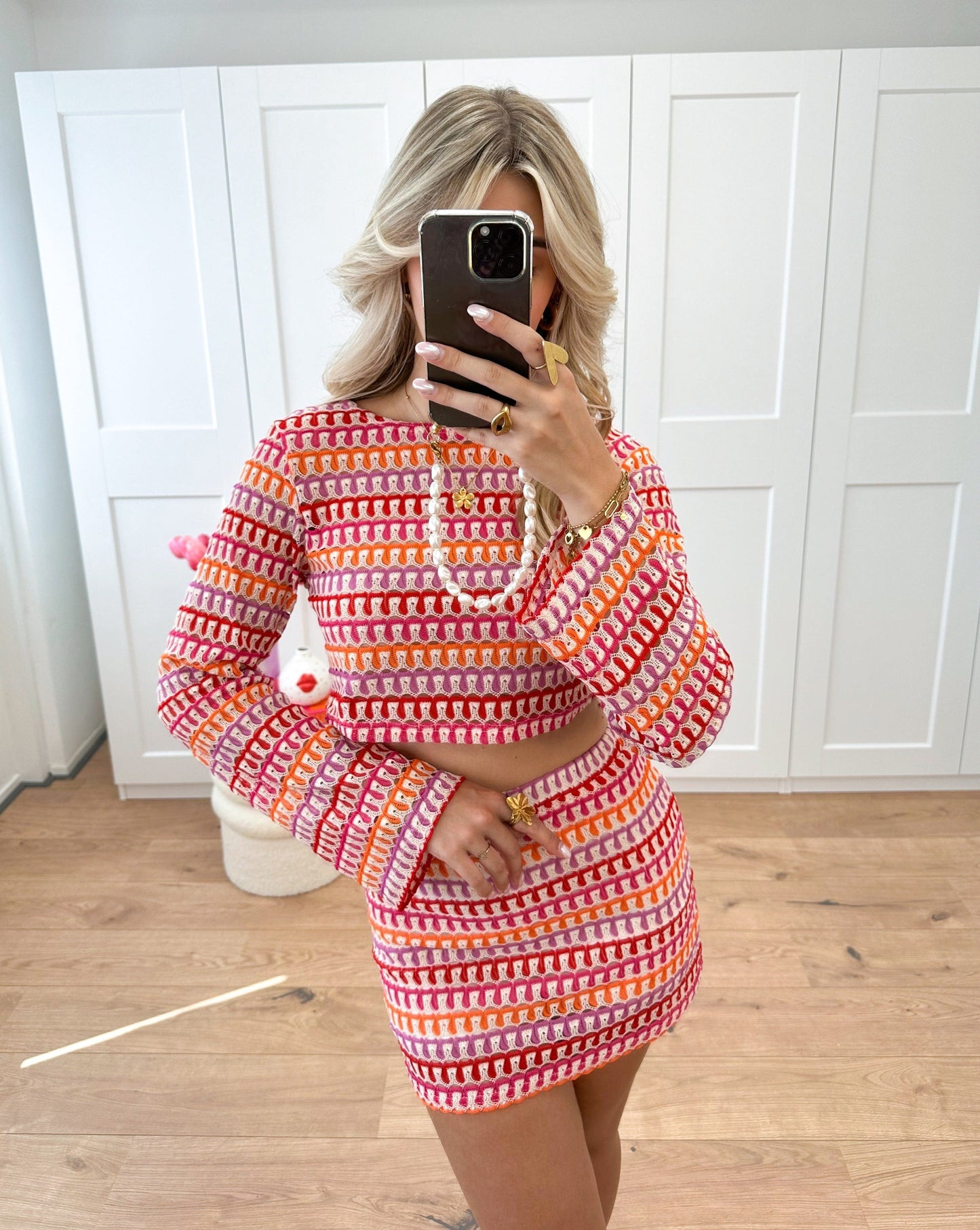 Giada – Conjunto Crop Top e Minissaia