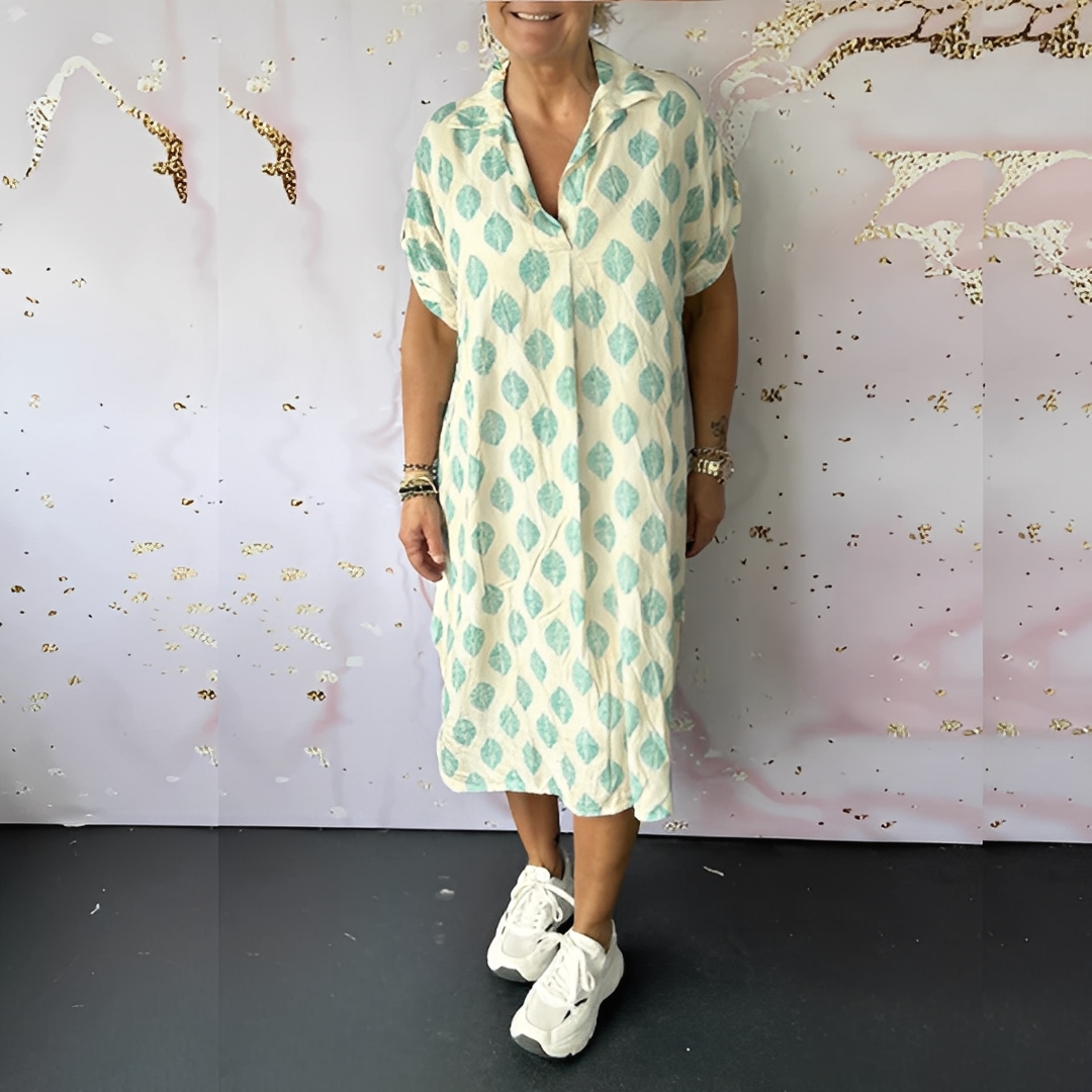 Xandra - Elegantes, locker sitzendes Kleid aus Tannenholz für Frauen