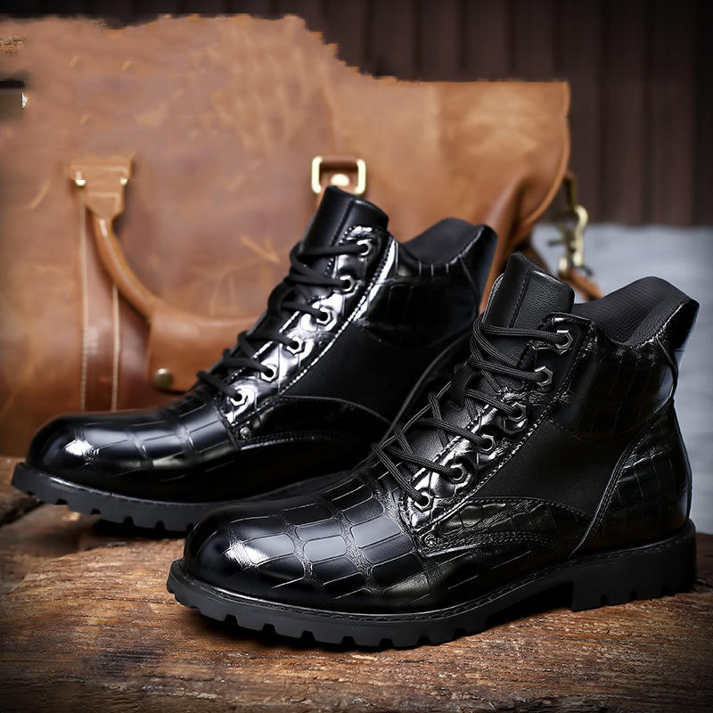 Ronnie - Vintage Leather Boots for Men