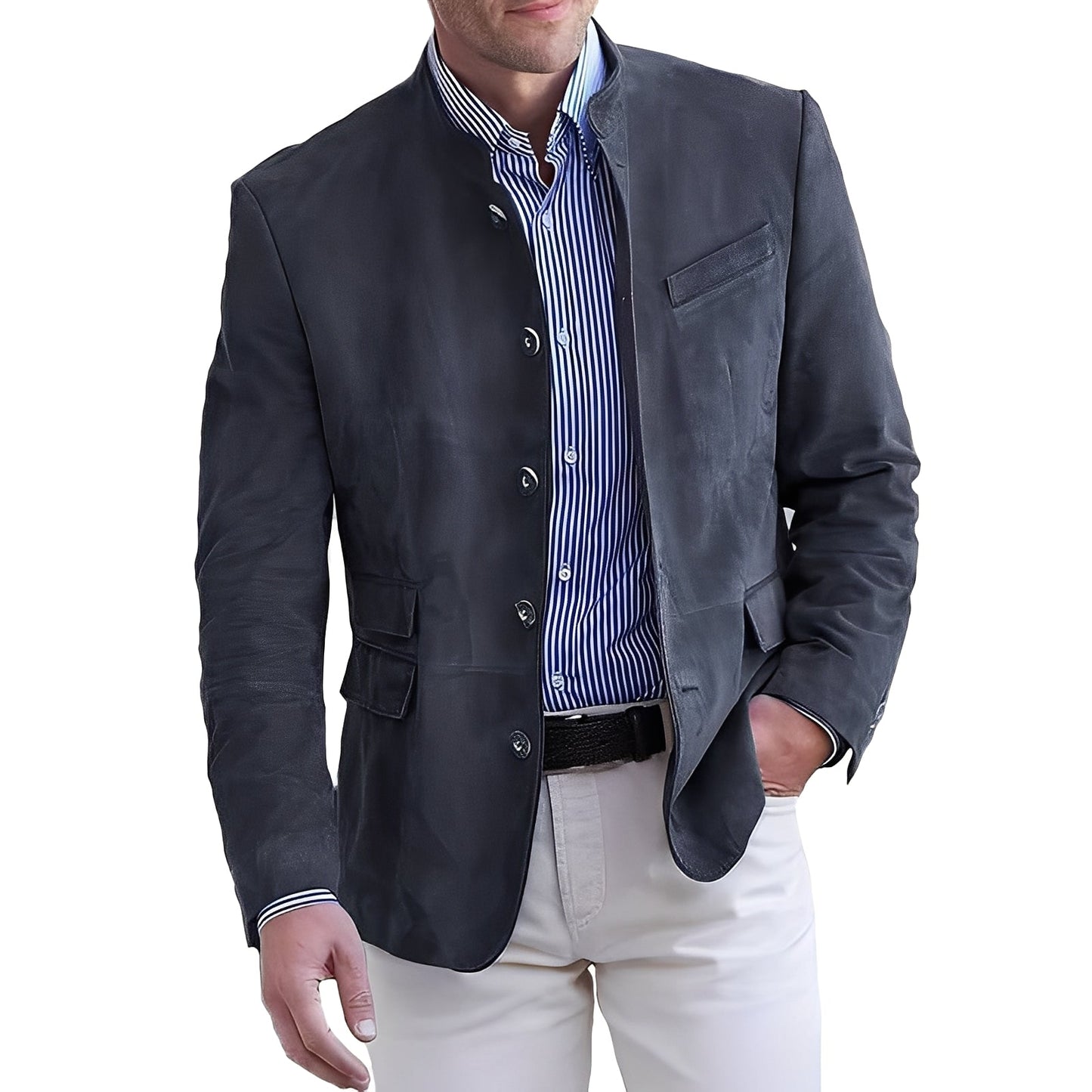 Hervey - Estiloso Blazer Casual para Homens