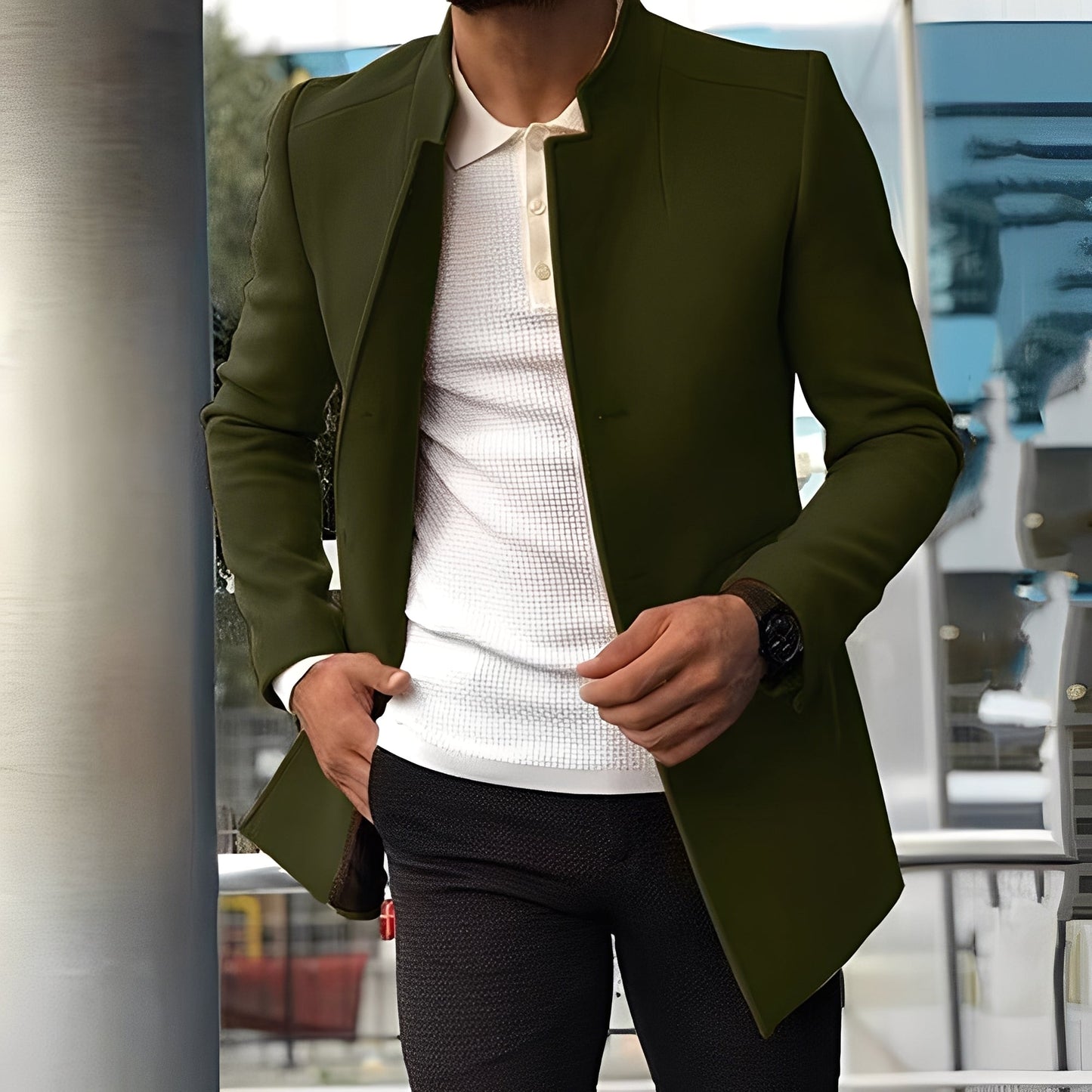 Joshua - Elegant Slim-Fitting Jacket for Men