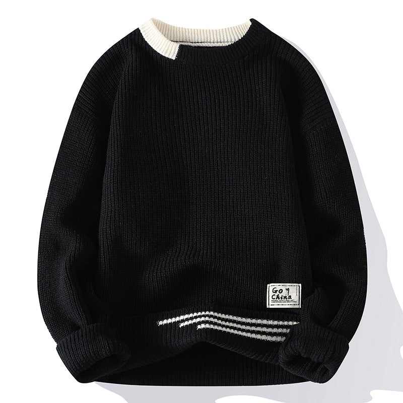 Arthur - Modern Sweater with Round Neck for Men