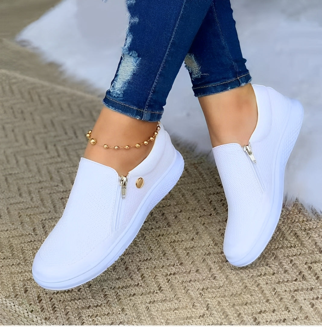 Liana – Sapatos com Fecho Éclair com Suporte para Mulheres