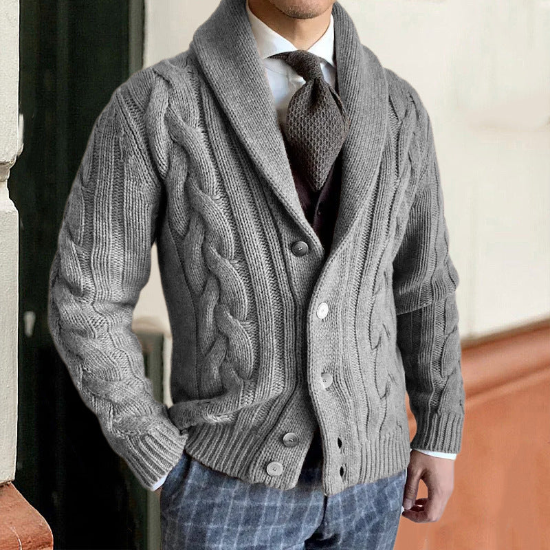 Archie - Elegant Knitted Jacket for Men