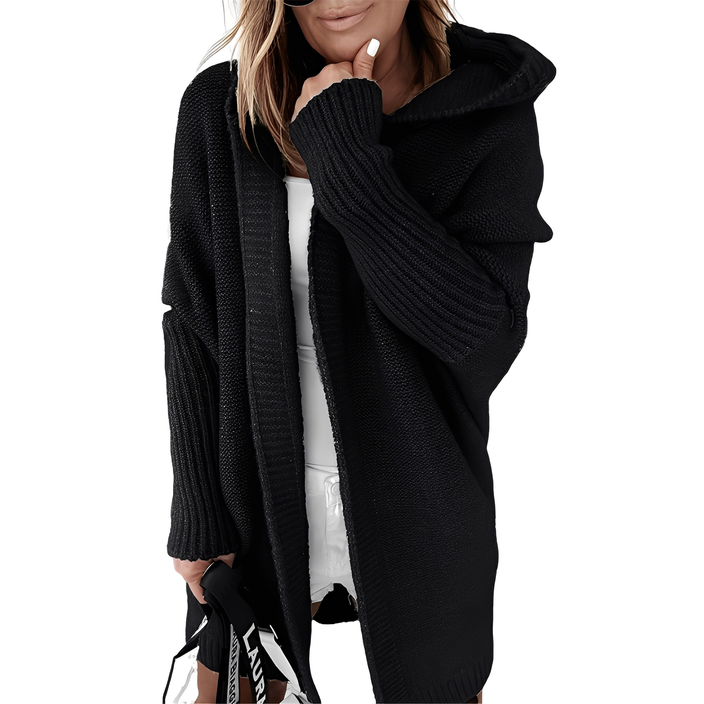 Maryellen - Casaco de Malha com Capuz para Mulheres