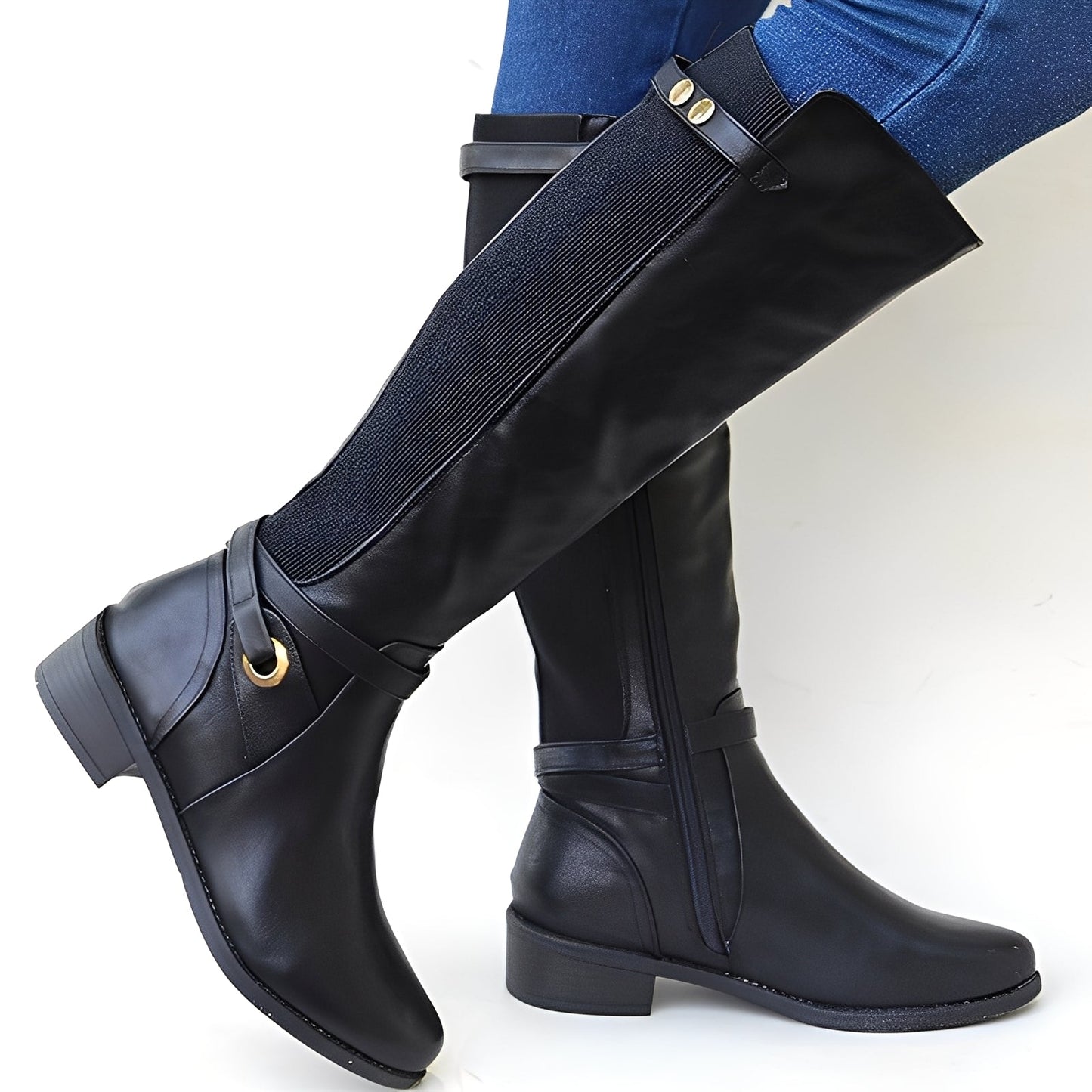 Megan - Classic, sturdy leather boots for women