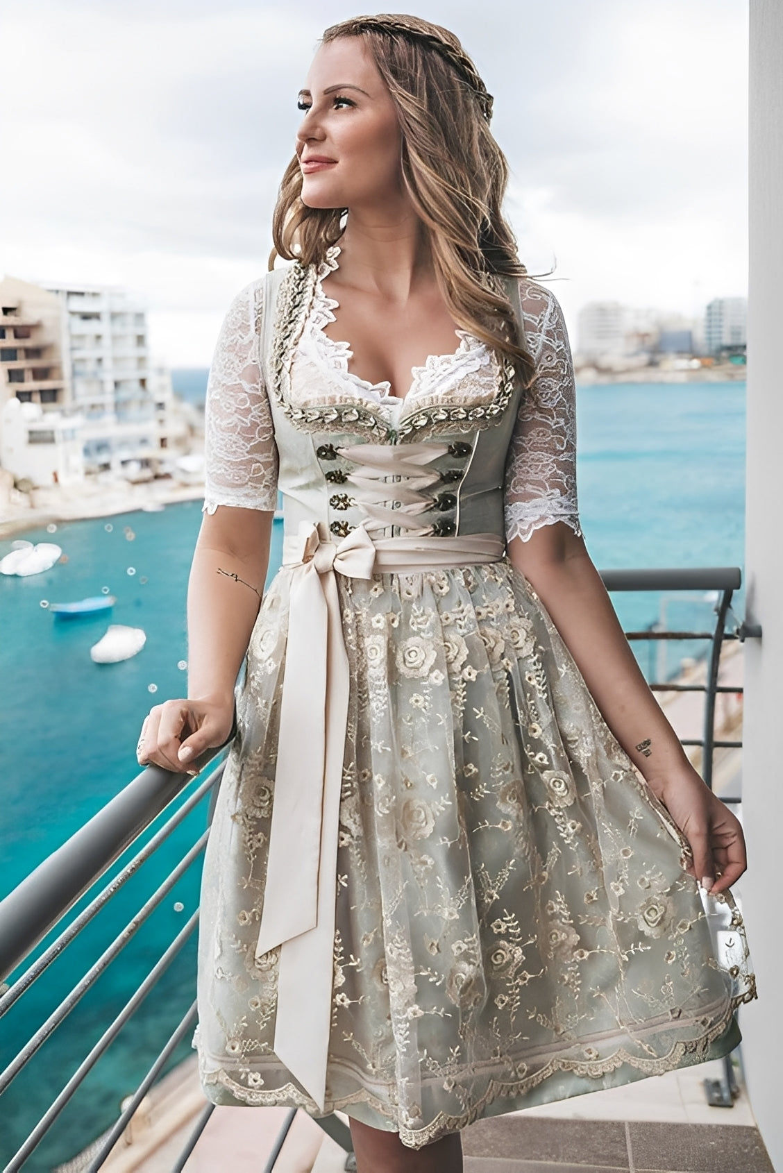 Maliny – Roupa feminina única com avental e blusa