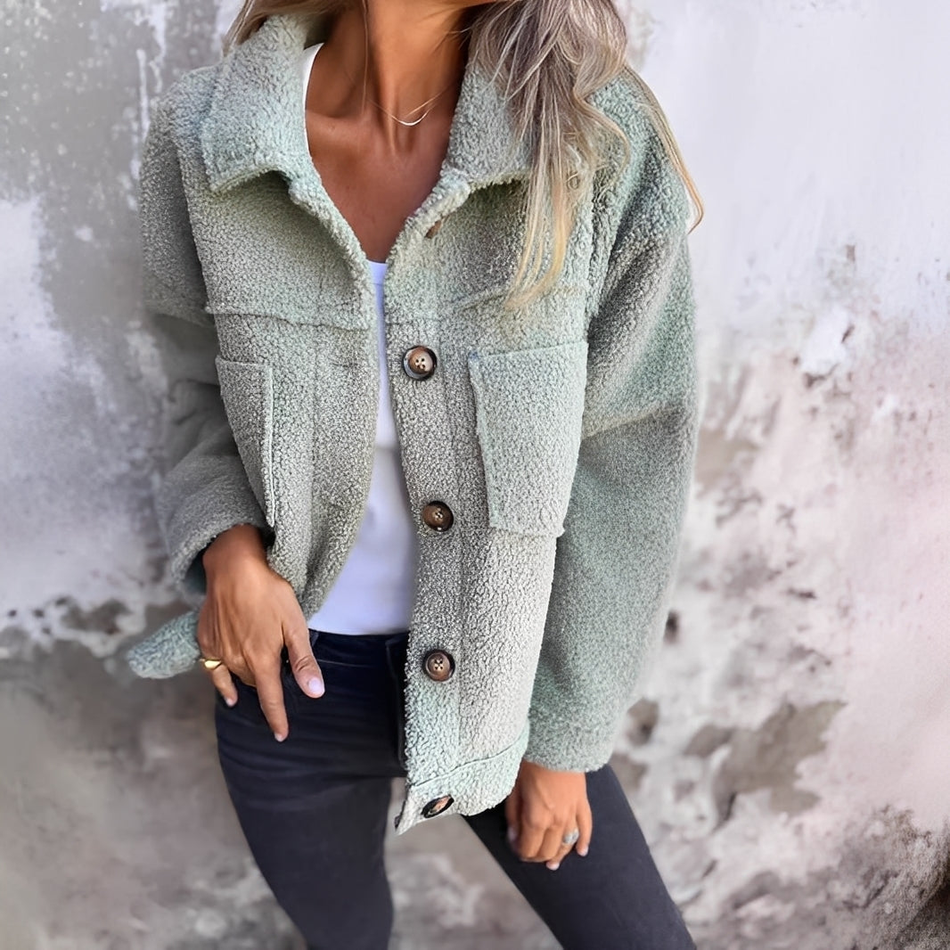 Dalila - Bequemer Mantel mit Innenfutter für Frauen