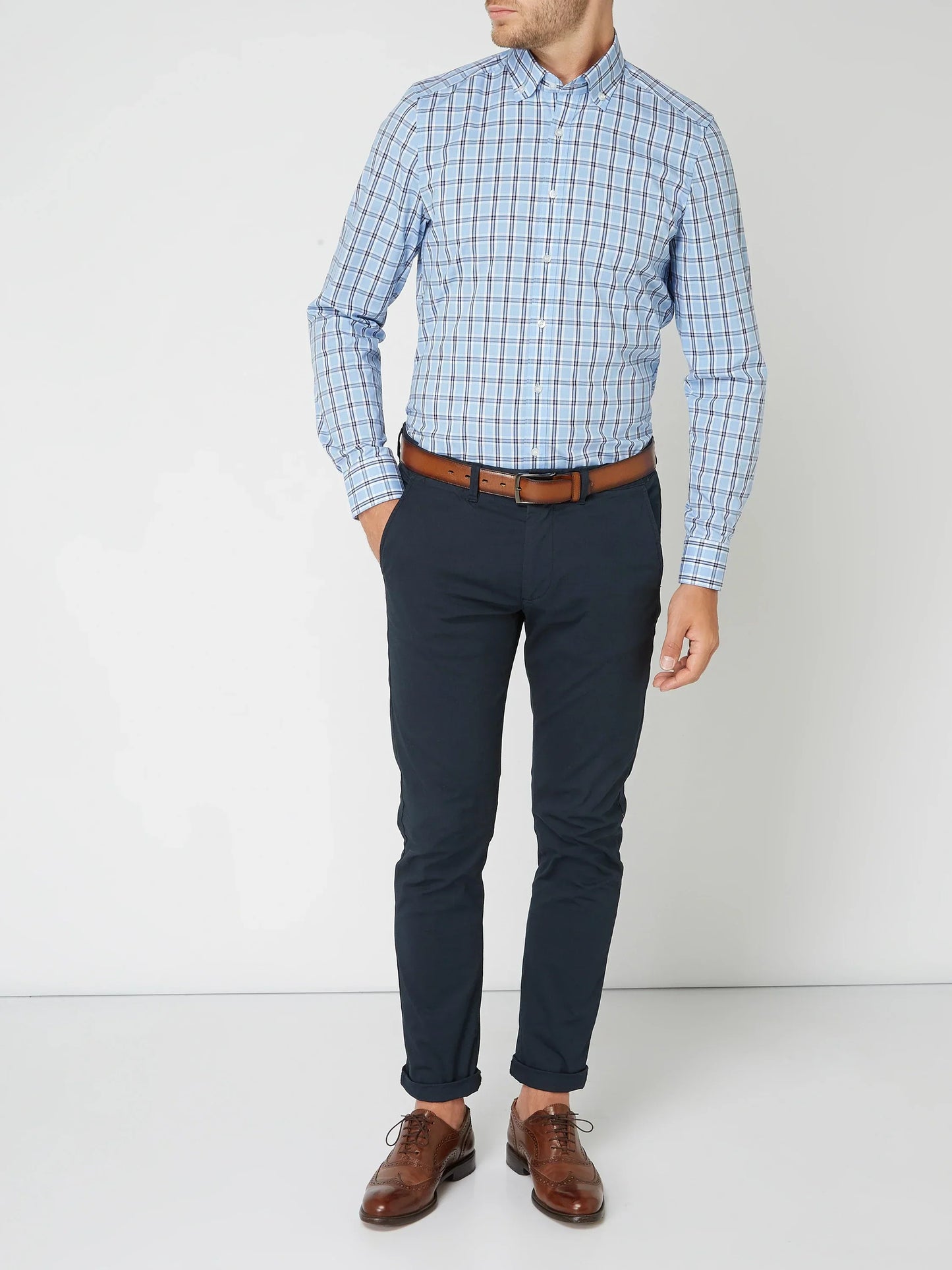 Louis – Camisa de Algodão Xadrez