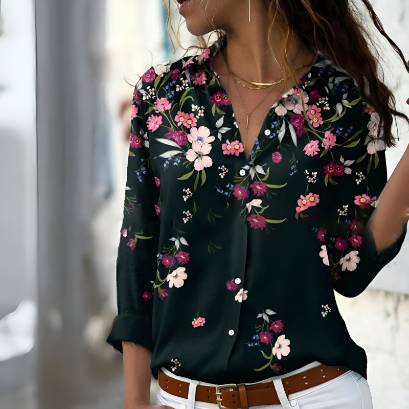 Mira – Blusa Solta com Padrão