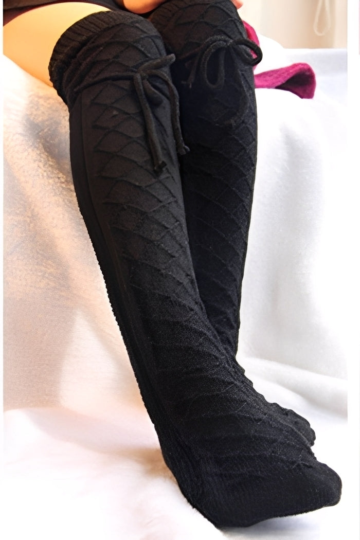 Rozanne - Elegant, warm over-the-knee stockings for women