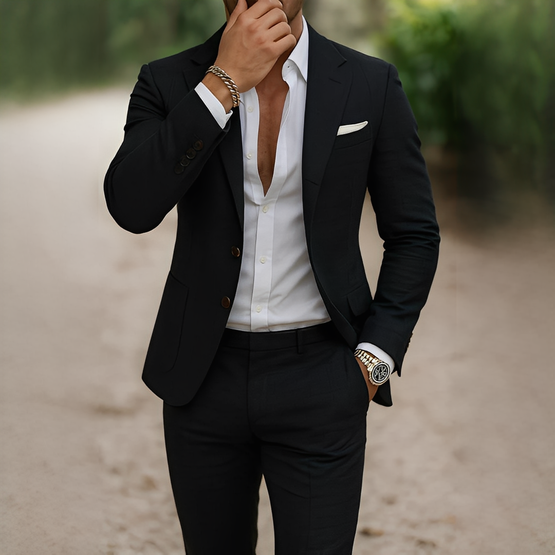 Hanzel - Conjunto de duas peças formal para homem