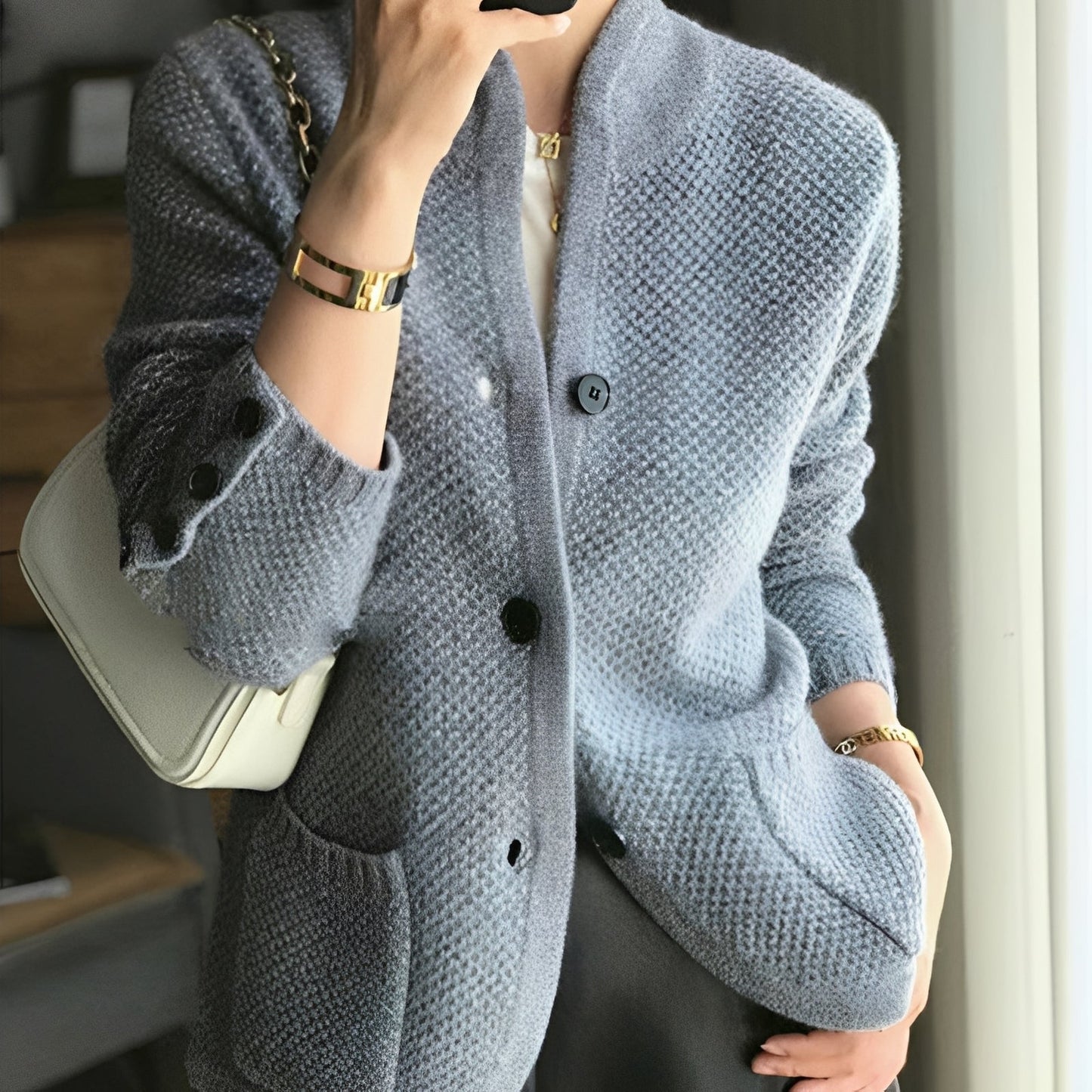 Desere - Schicker und warmer Strickjacke für Frauen