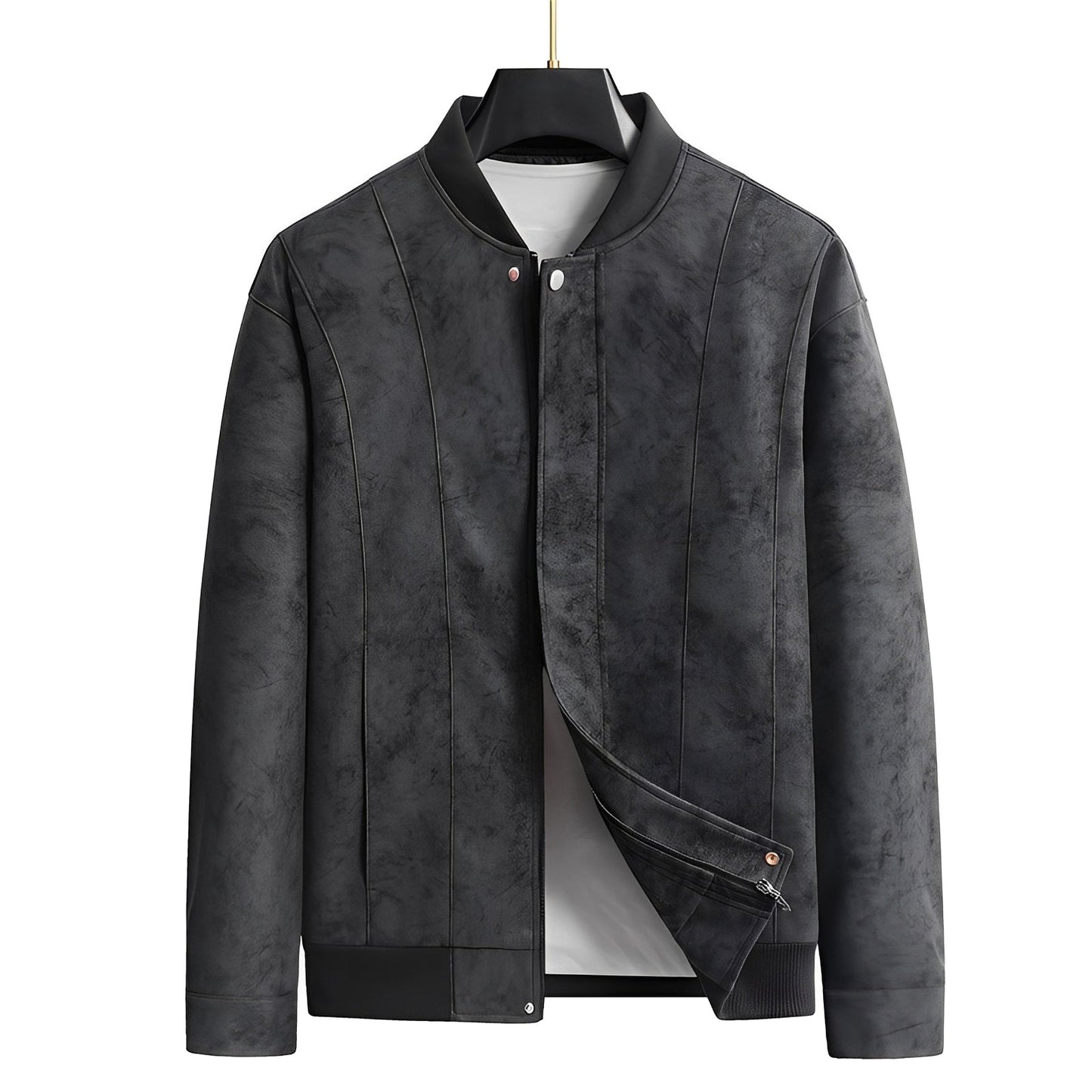 Declan - Elegant loose bomber jacket for men