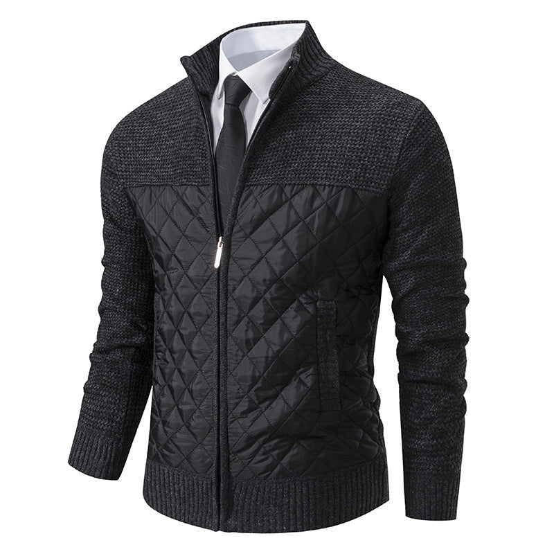 Denton - Elegant, warm twill jacquard jacket for men