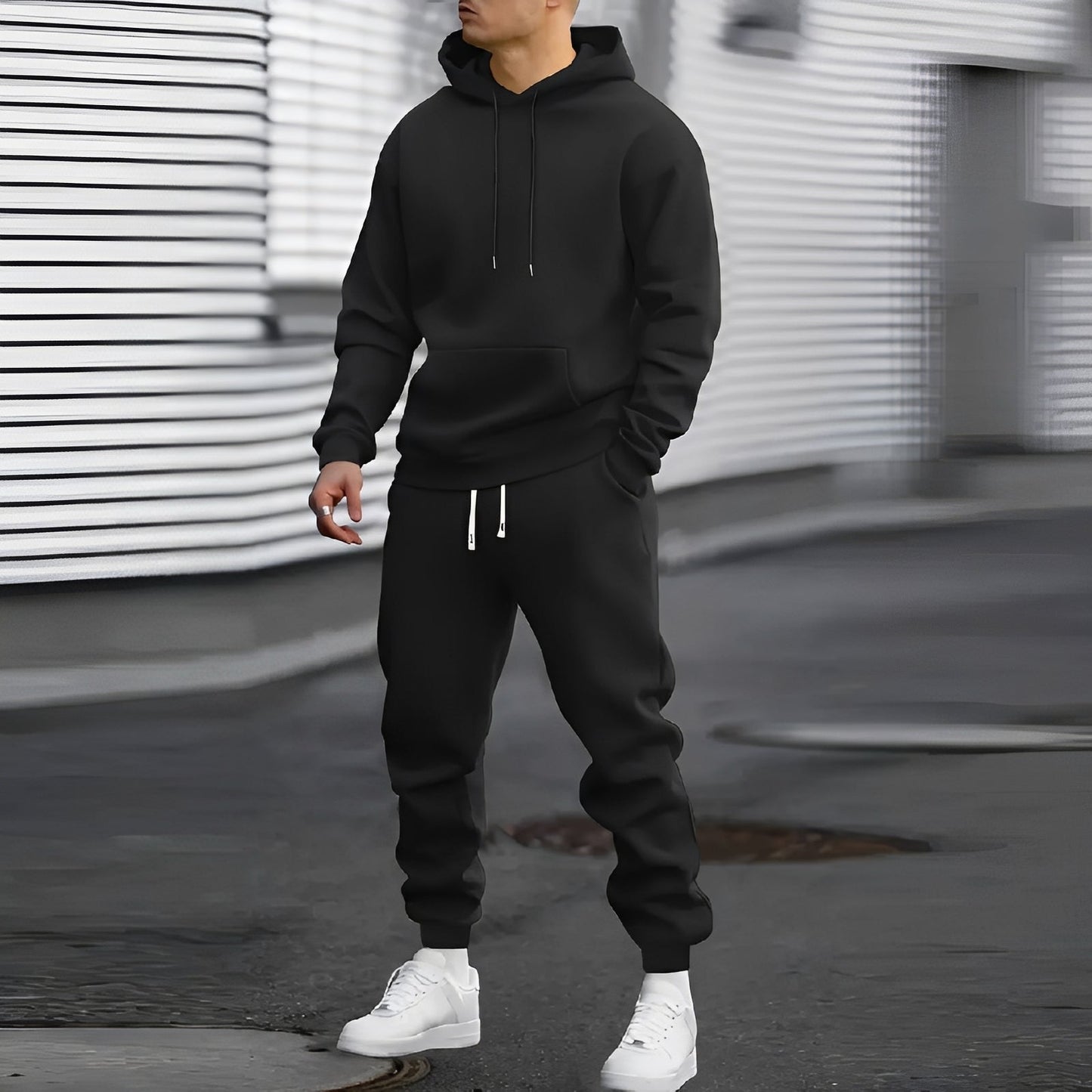 Aamon - Kapuzenpullover- und Hose-Set für Herren