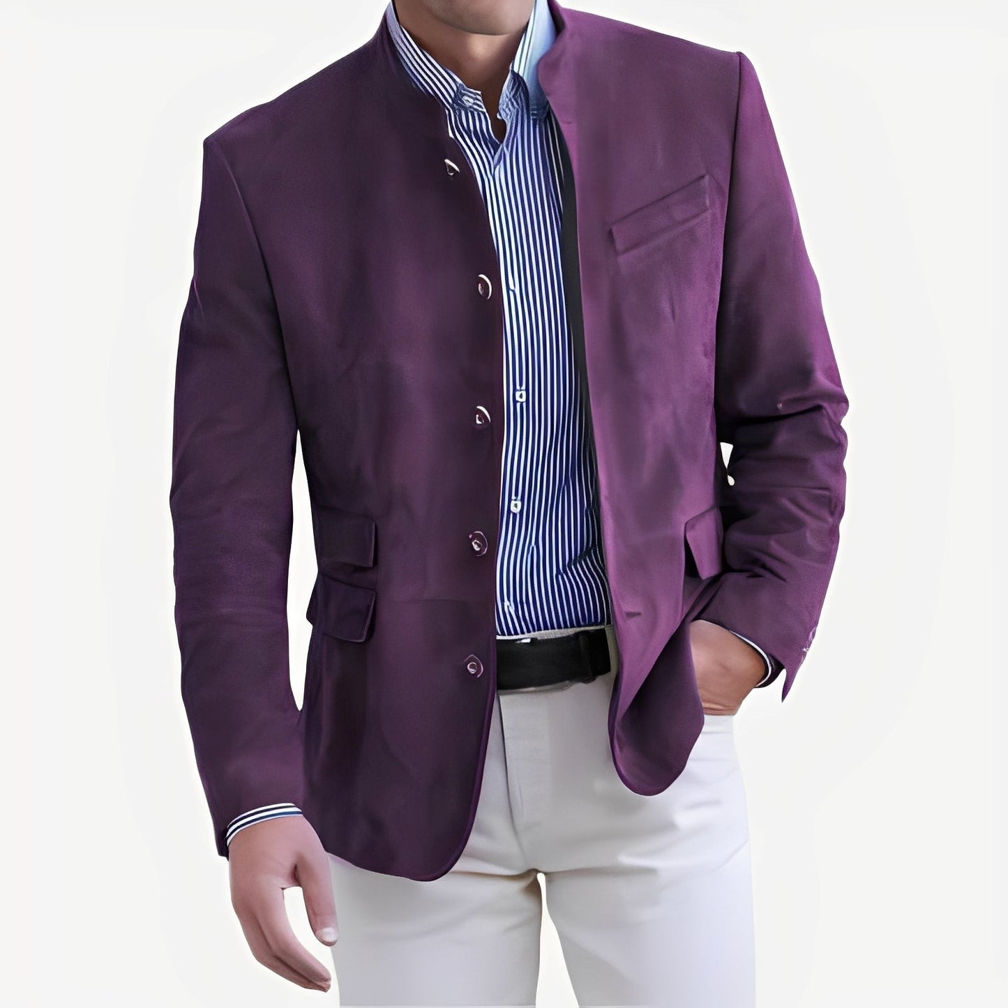 Hervey - Estiloso Blazer Casual para Homens