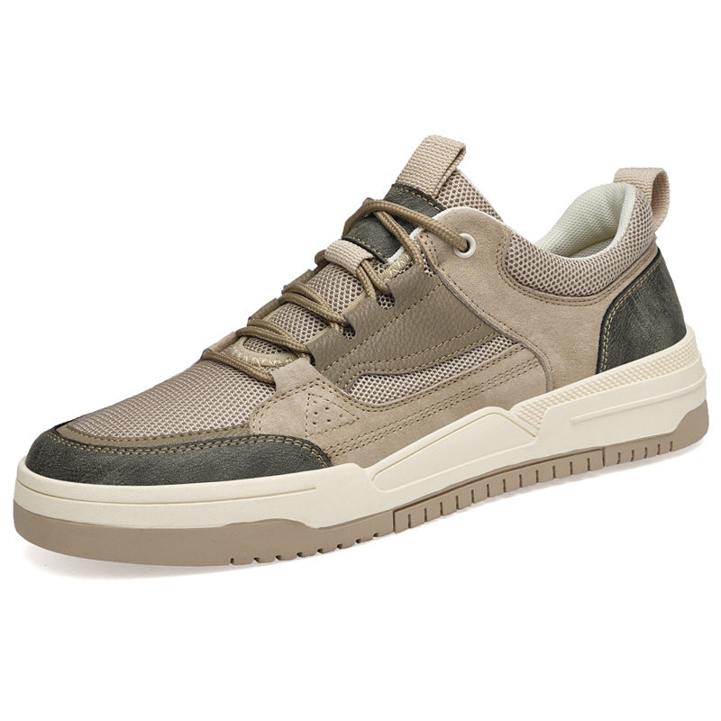 Carl - Elegant low-cut mesh sneakers for men