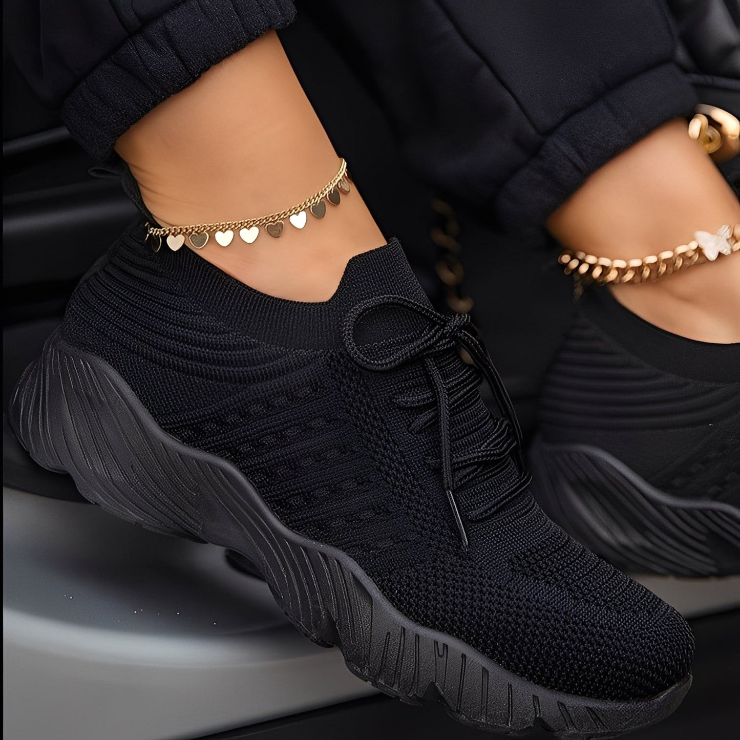 Axelle - Tênis ortopédicos em malha para mulheres