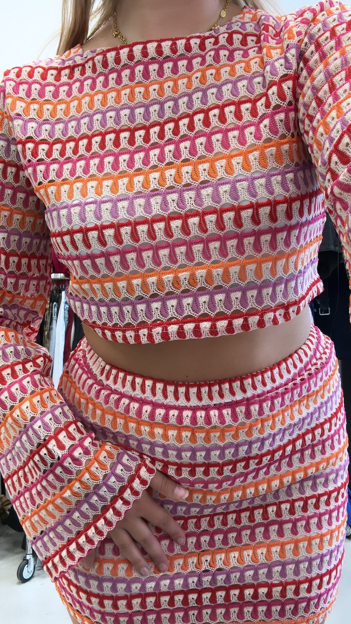 Giada – Conjunto Crop Top e Minissaia