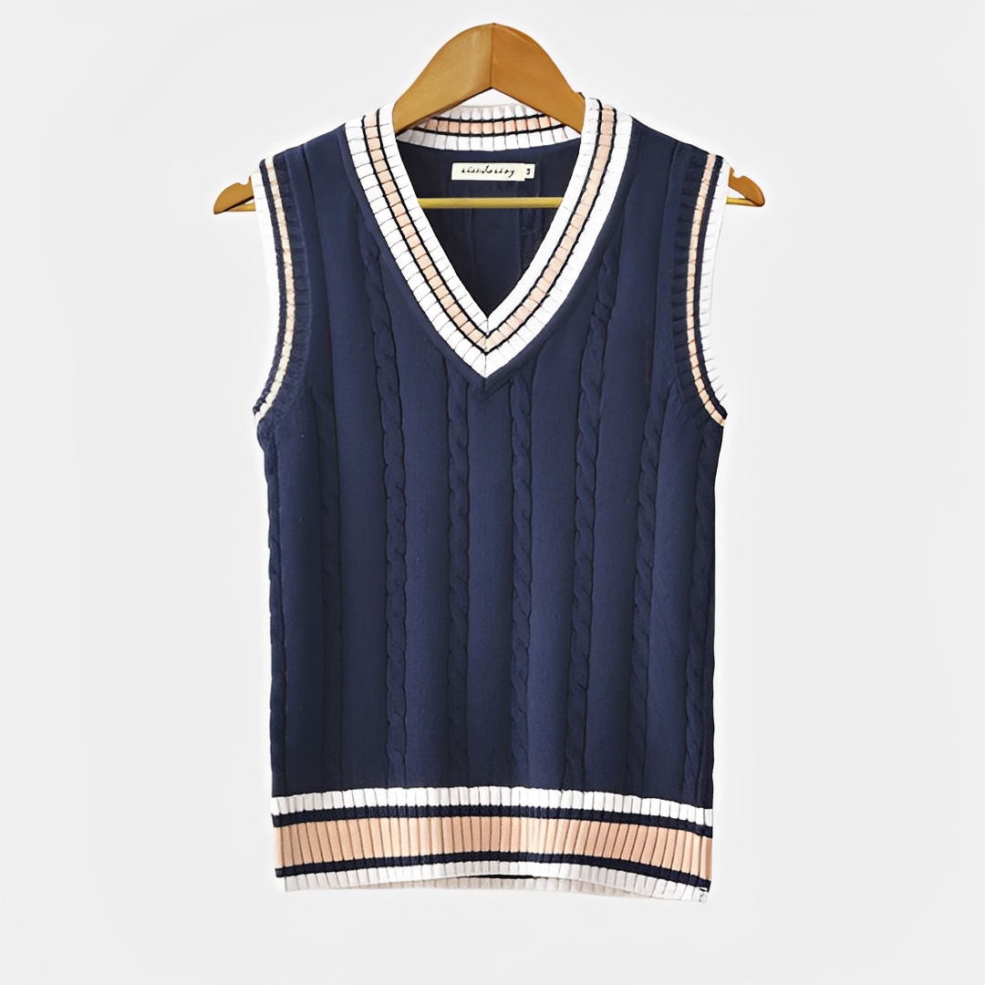 Dale - Sleeveless knit shirt for man