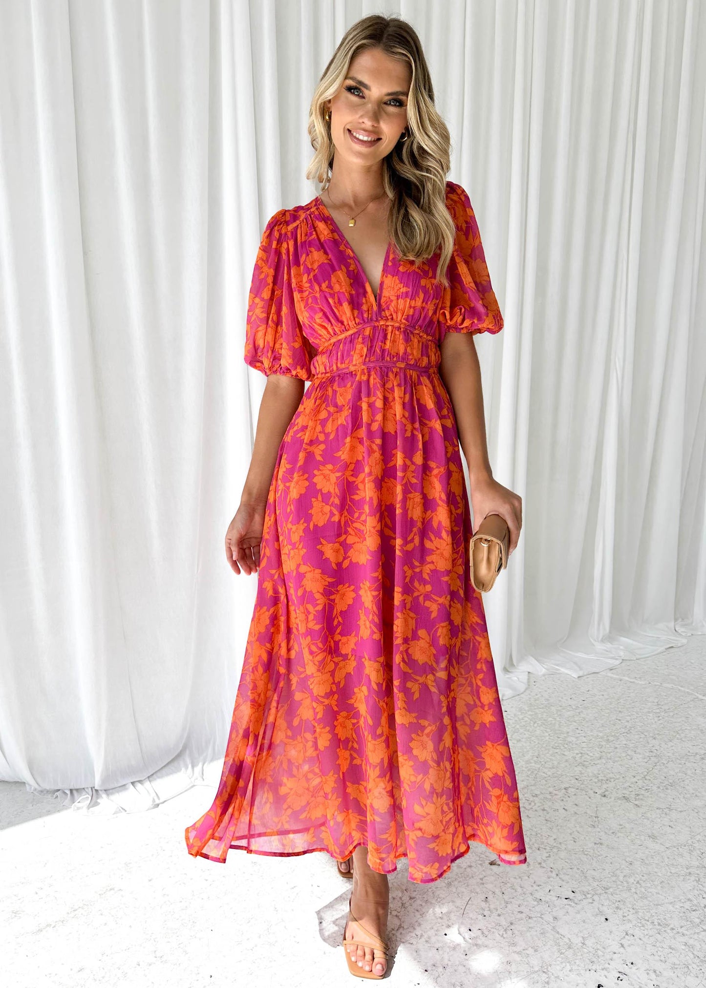 Kathy – Vestido Maxi Gola V