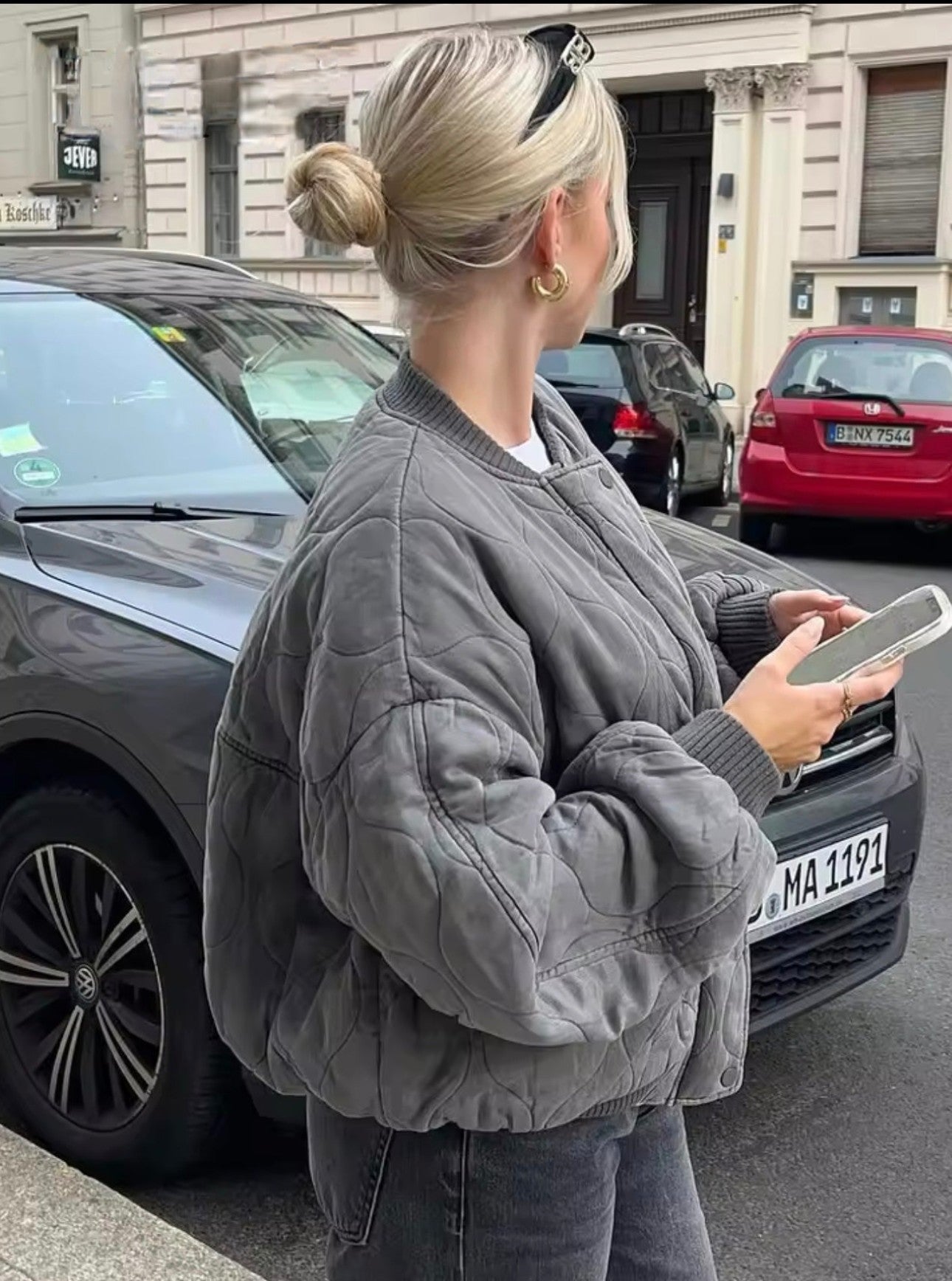 Sofia – Jaqueta Bomber Almofadada