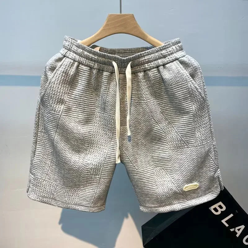 Carl – Shorts homem motivo espinha de peixe