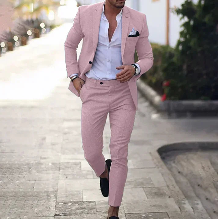 Mikael - Terno com Blazer e Calça Versátil para um Estilo Moderno