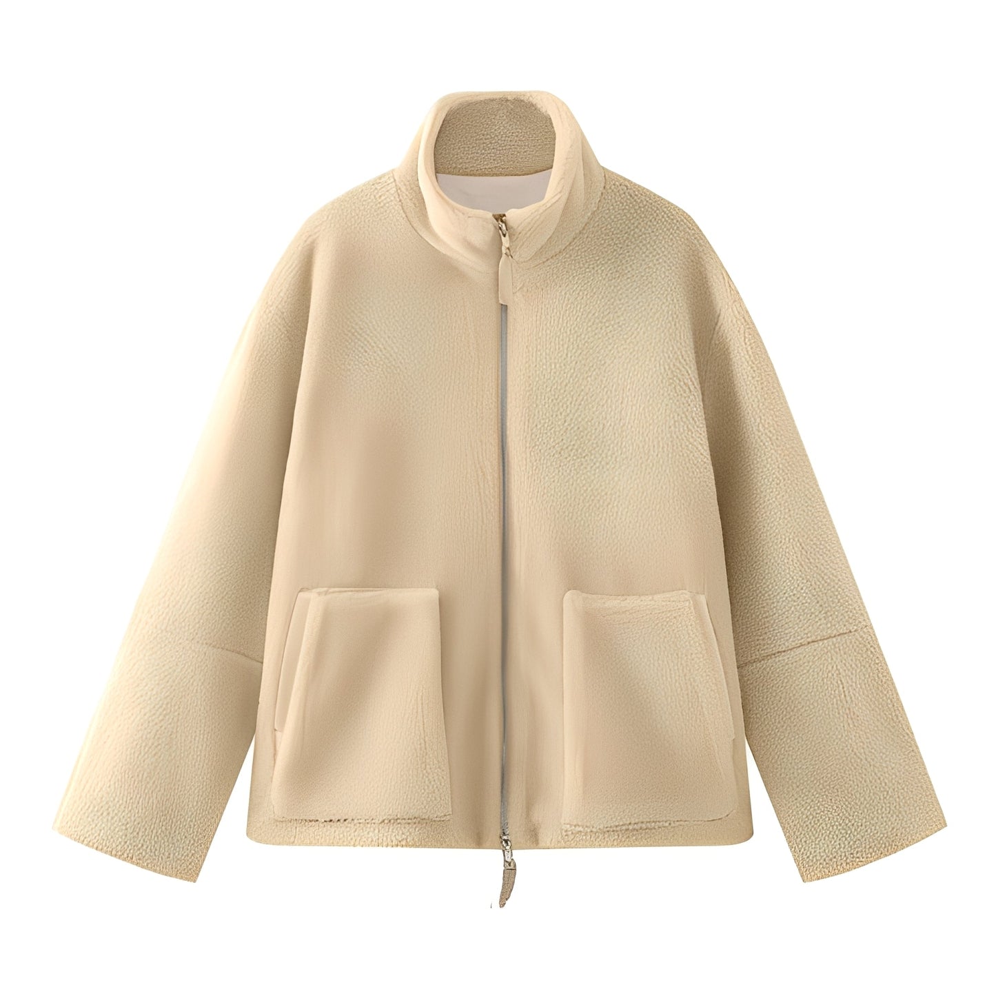 Andréa - Oversized fleece jacket for woman