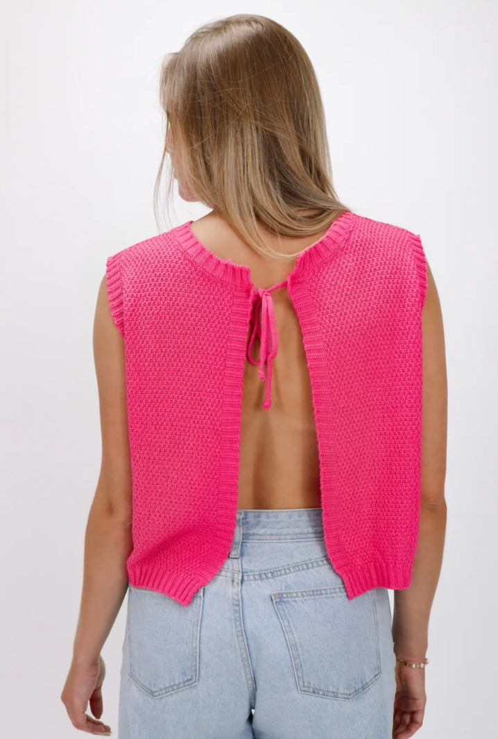 Irene – Top Malha Costas Abertas