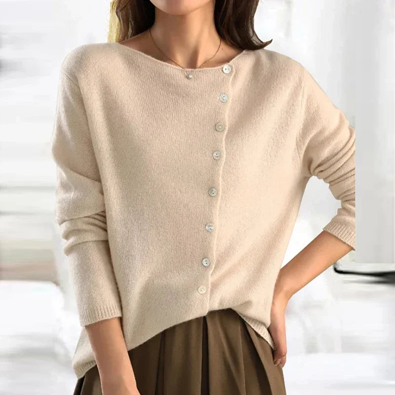 Zuri – Suéter Elegante com Botões