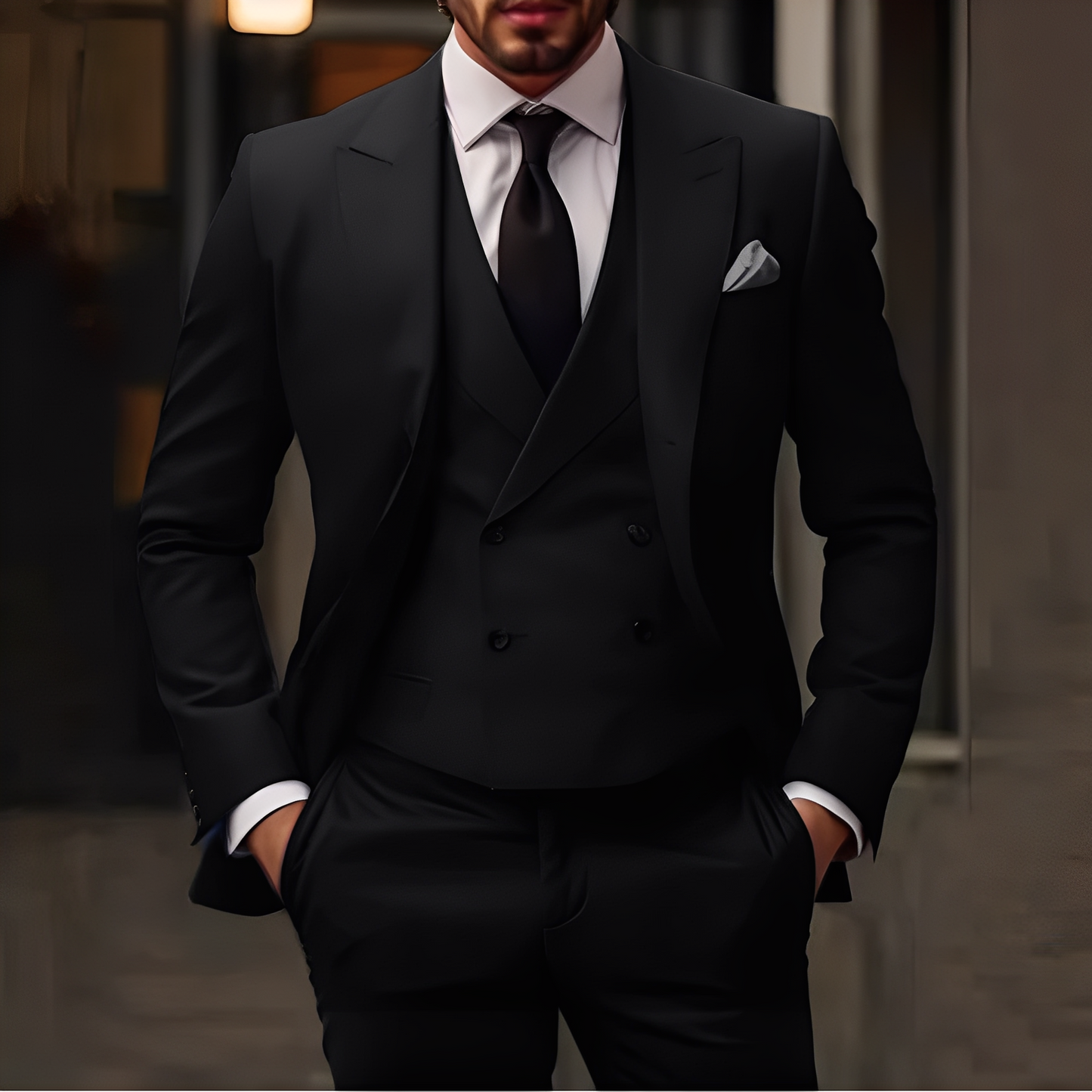 Darrel - Locker sitzender formeller Anzug für Herren