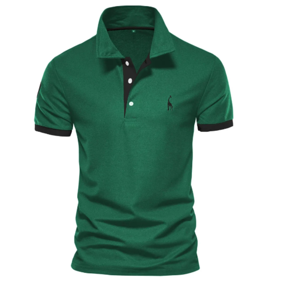 Marl - Polo elegante de mangas curtas para homens