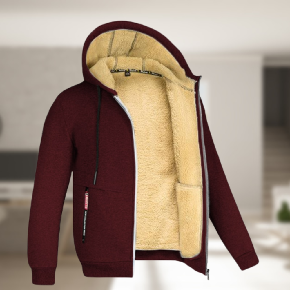 Andrew – Casaco de inverno com capuz de lã