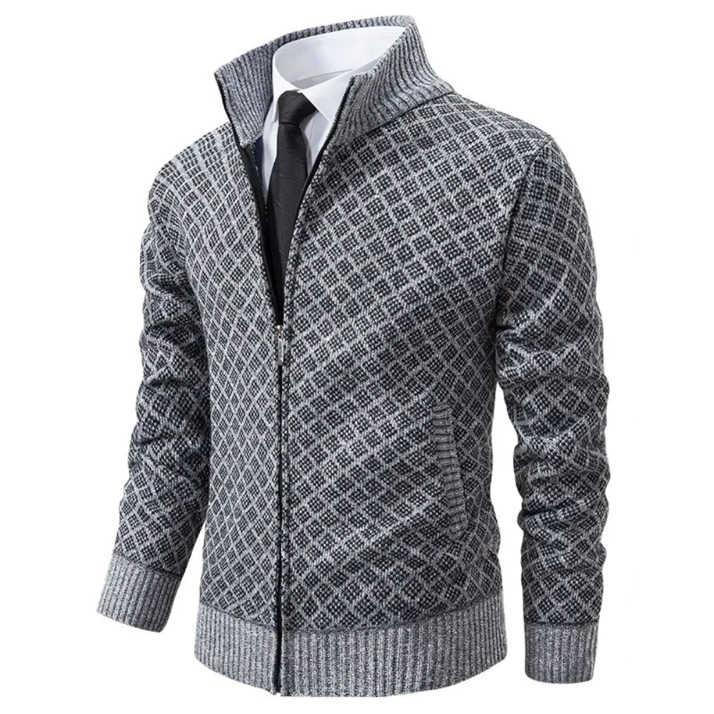 Jeff – Cardigan elegante para homens