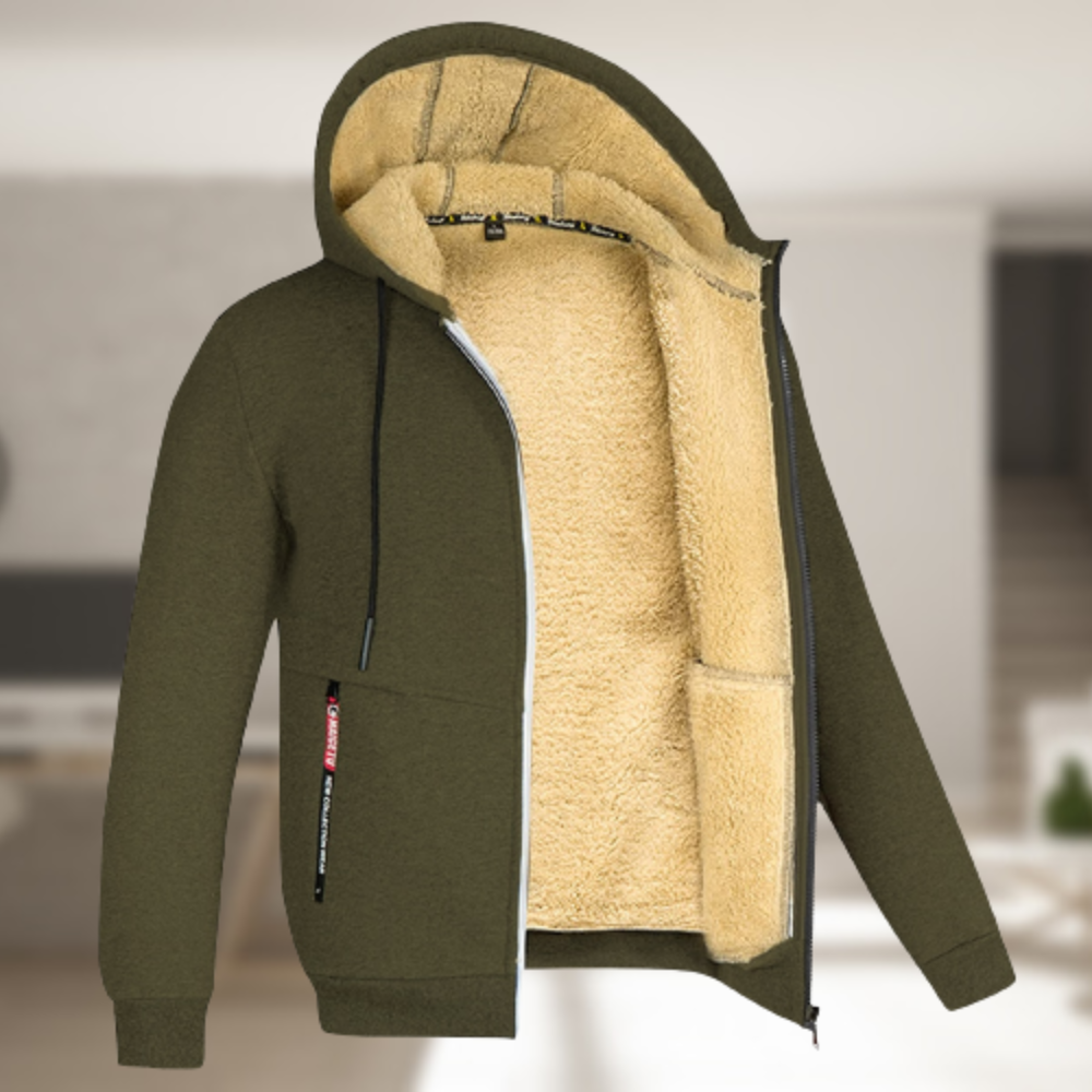Andrew – Casaco de inverno com capuz de lã