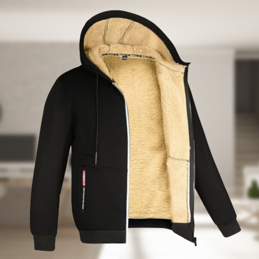 Andrew – Casaco de inverno com capuz de lã