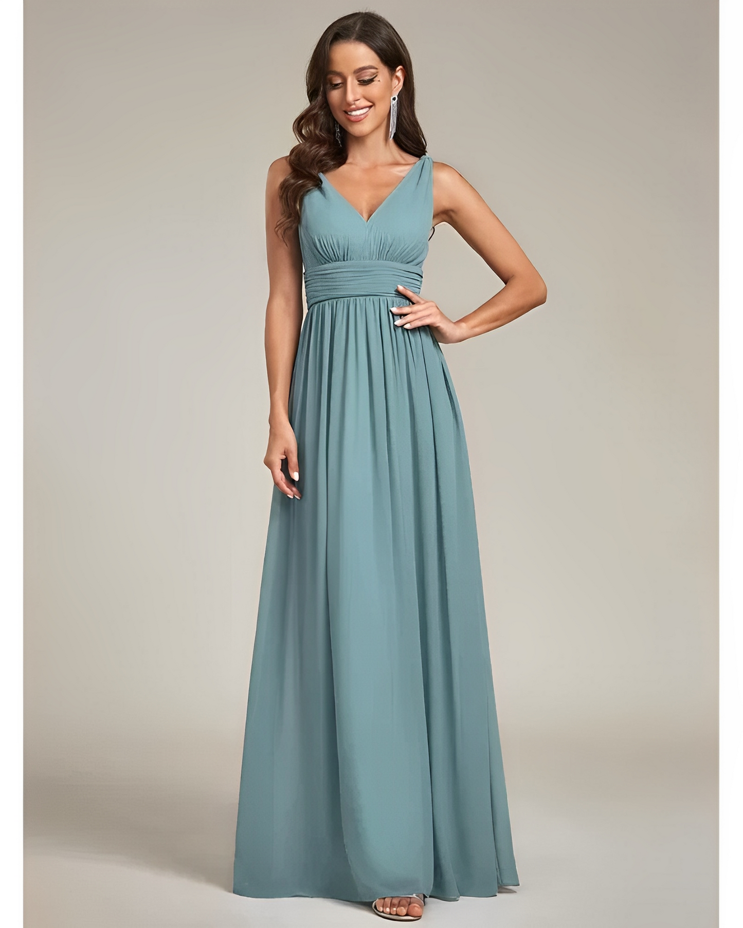 Estelle – Vestido Sem Mangas Decote V