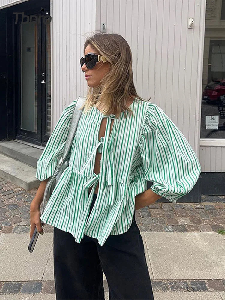 Marta – Blusa Listrada