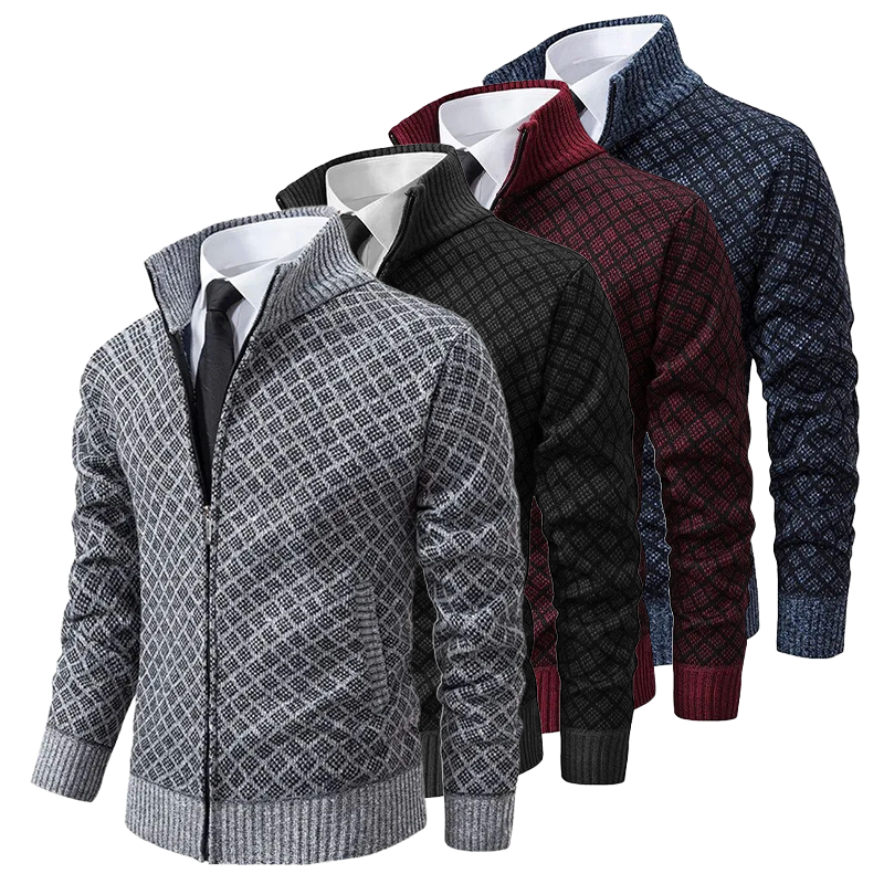 Jeff – Cardigan elegante para homens
