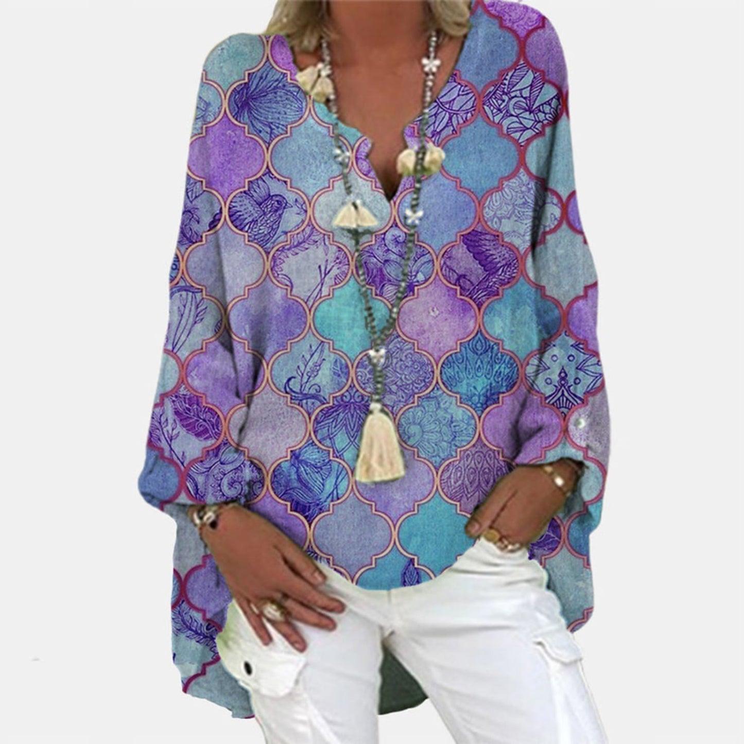Mia – Blusa Elegante em Linho