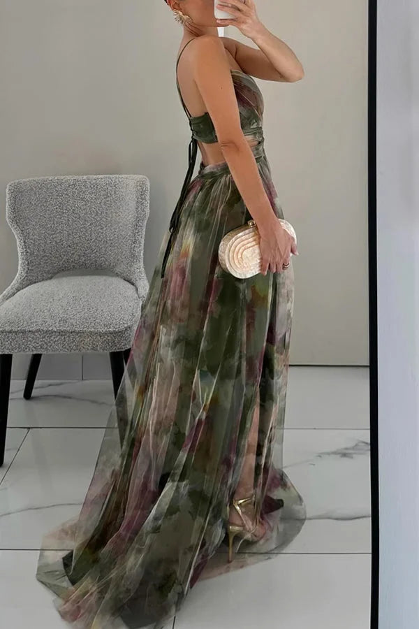 Brienne - Vestido Maxi Mulher, Elegante & Estratificado