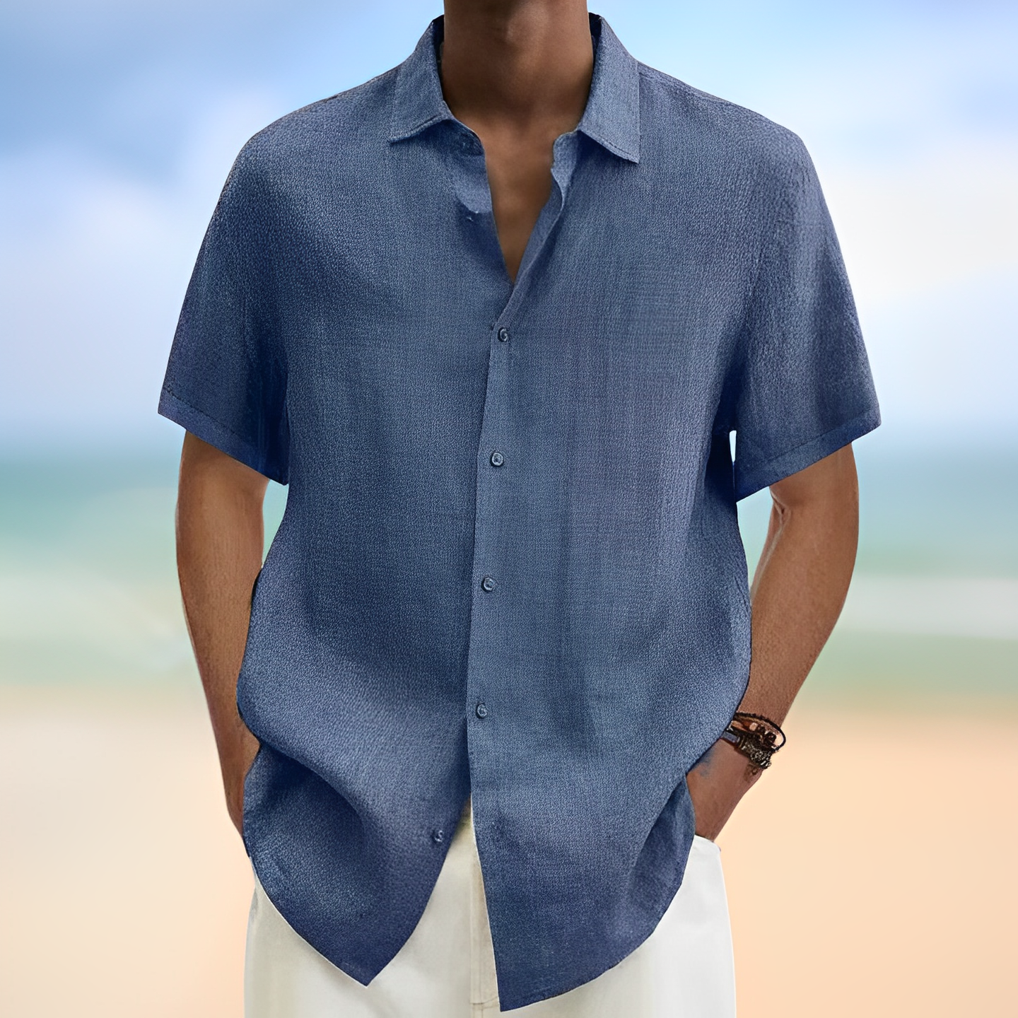 Joris – Camisa de Manga Curta para o Verão