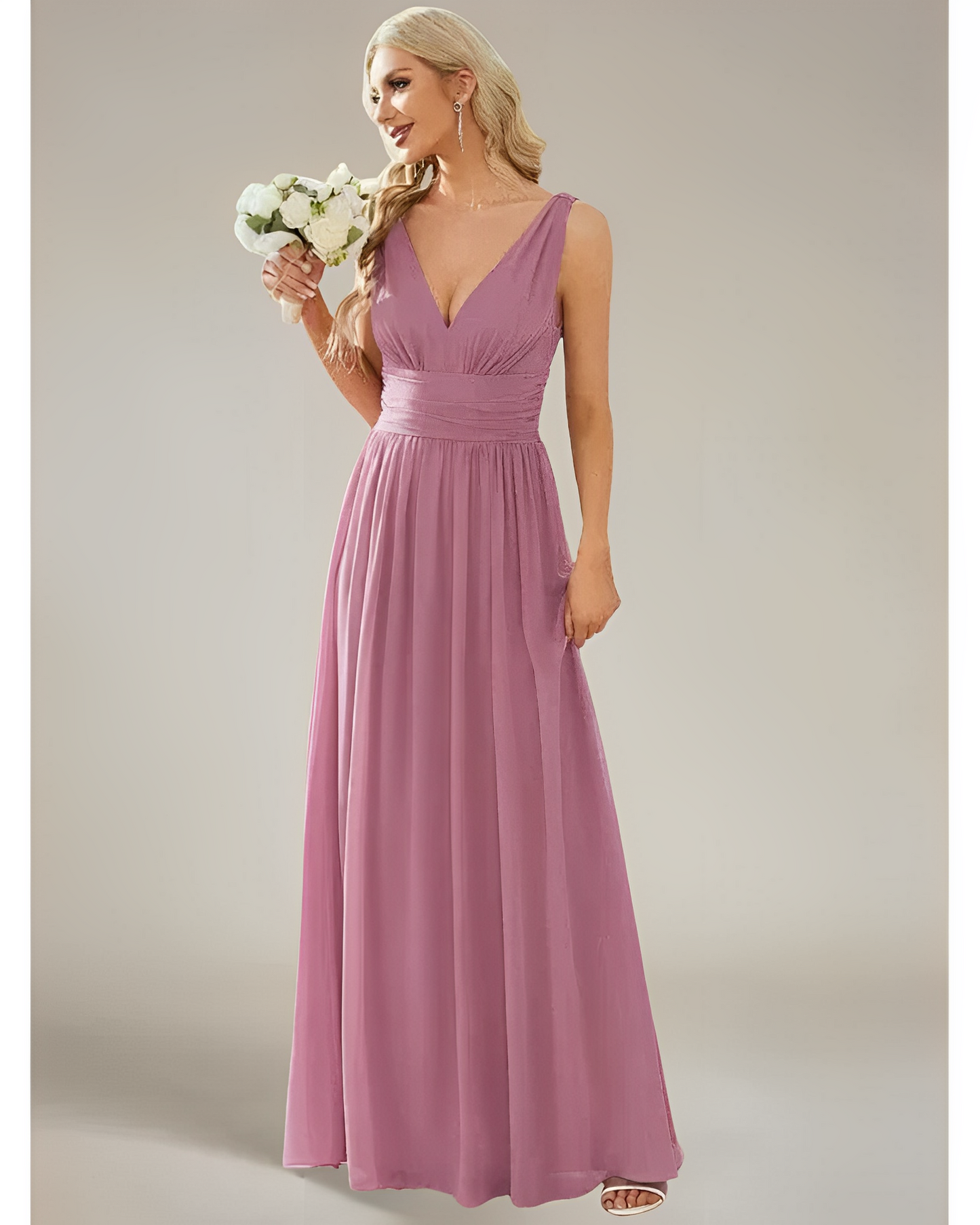 Estelle – Vestido Sem Mangas Decote V